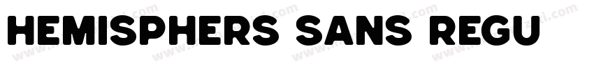 Hemisphers Sans Regu字体转换